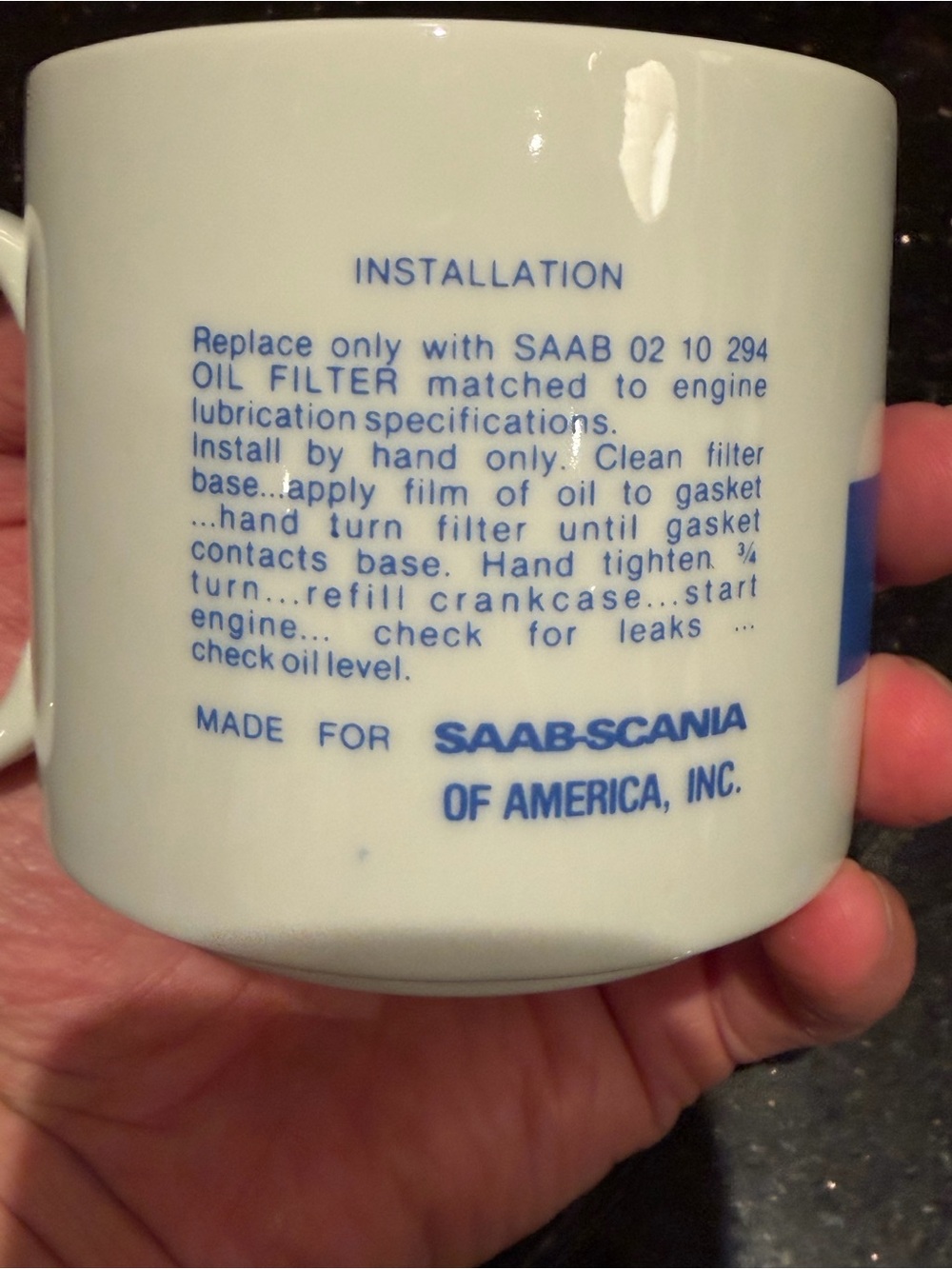Vintage Saab-Scania of America Mug - Picture 9 of 9